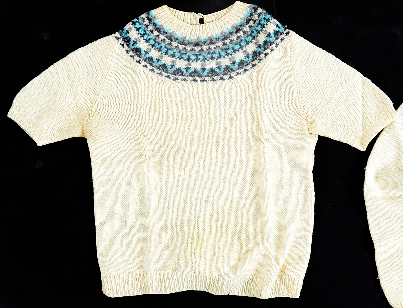 Two 1950s Vintage Sweater Sets in Wool and Cashmere