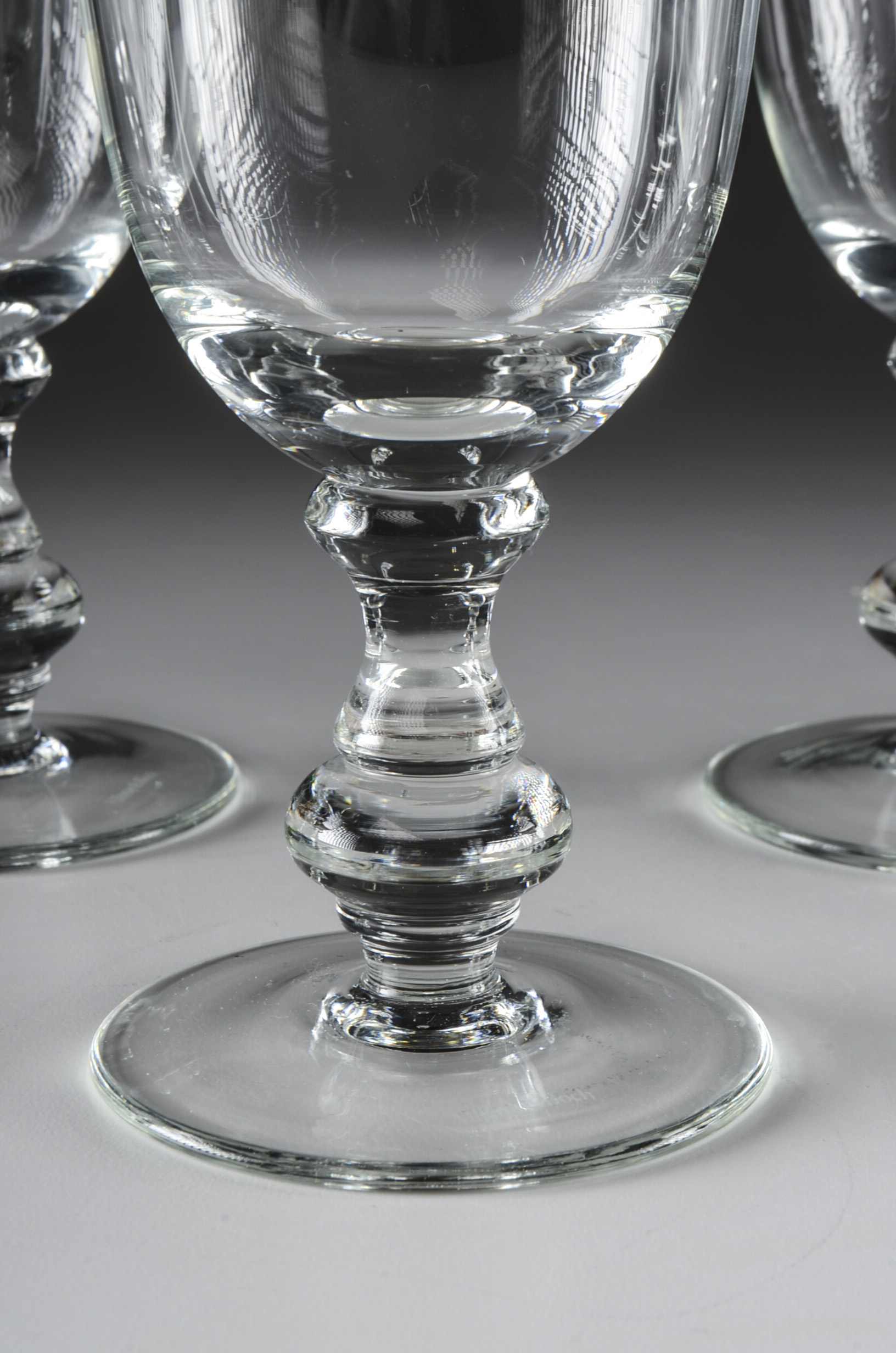 Seven Villeroy & Boch Glass "Isabelle" Claret Wine Goblets