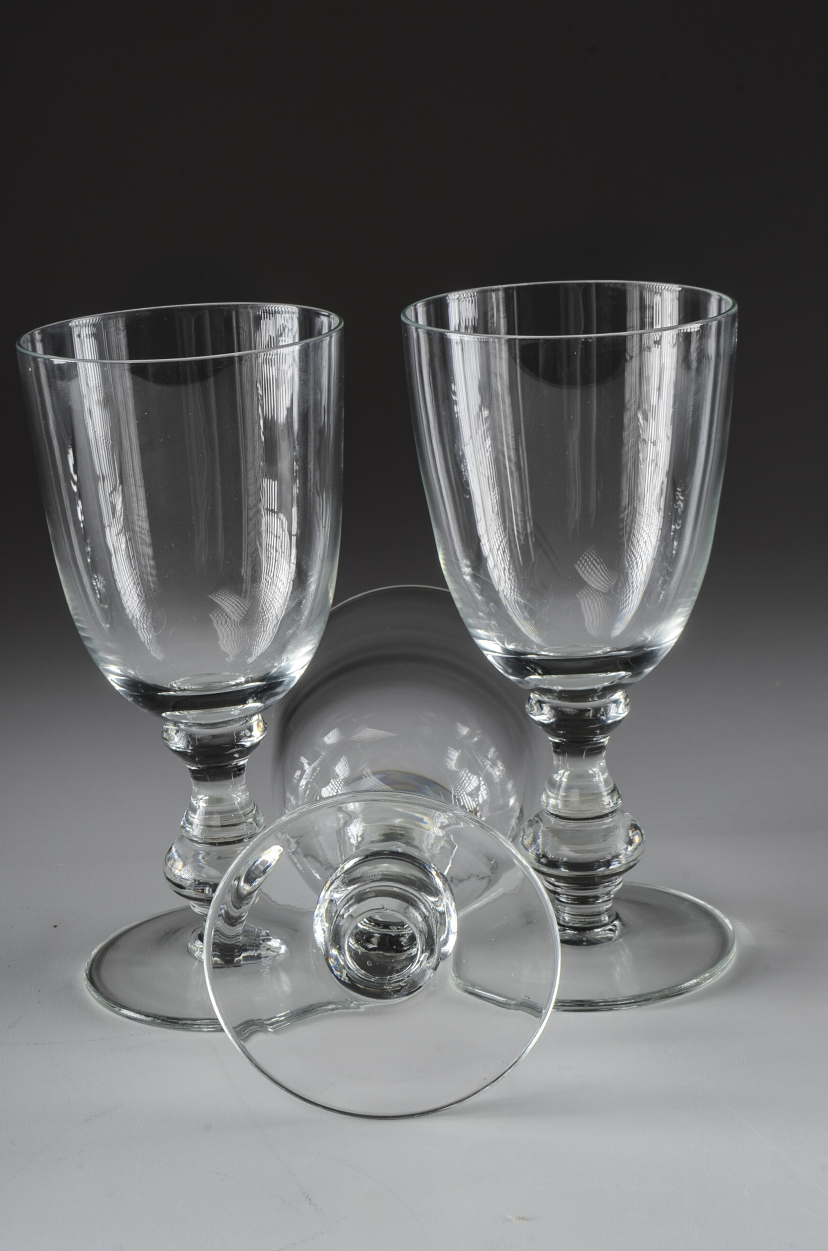 Seven Villeroy & Boch Glass "Isabelle" Claret Wine Goblets