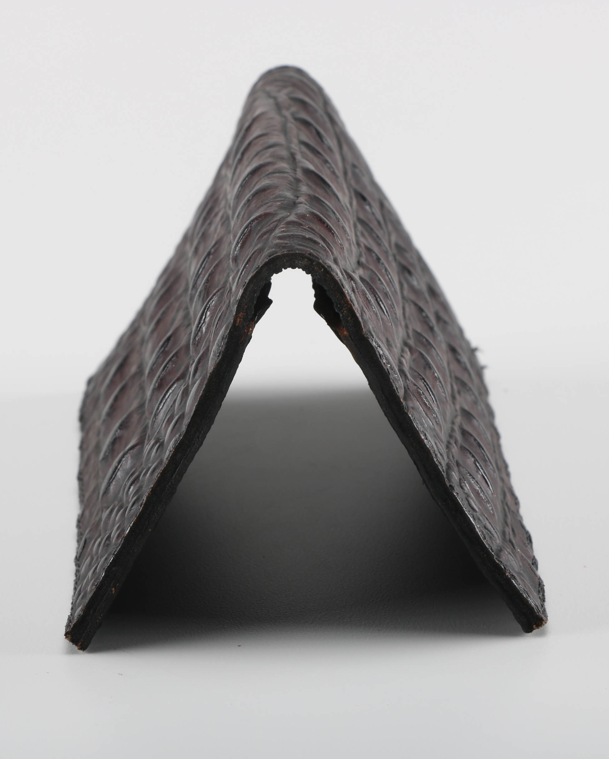 Faux Crocodile Checkbook Cover