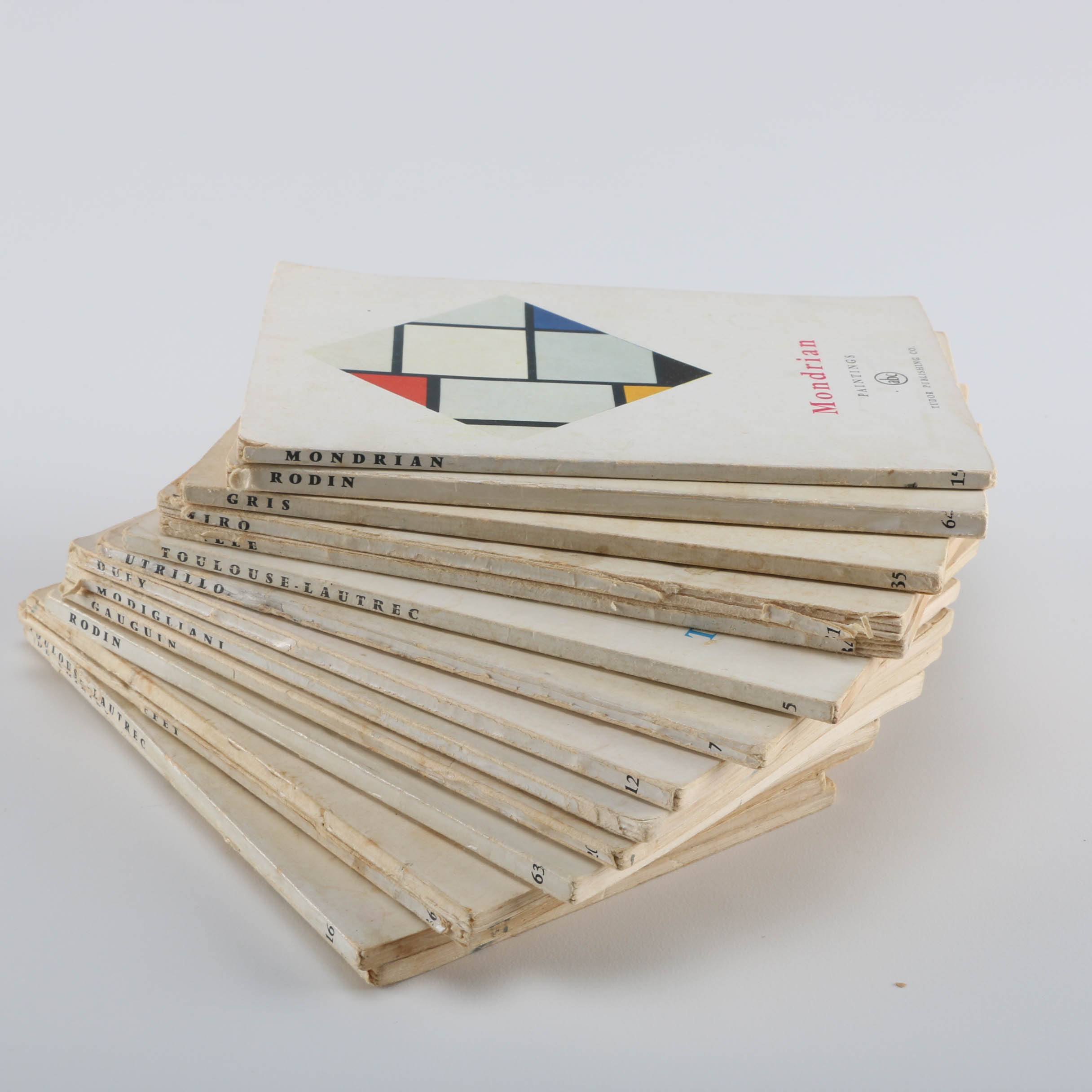 1950s-1960s Tudor Publishing Miniature Art Books