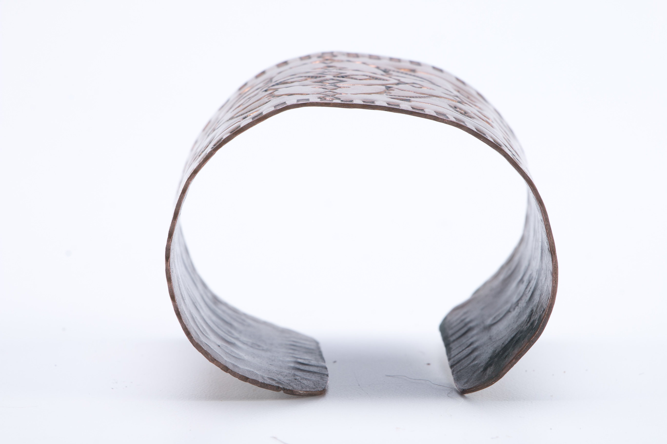 Engraved Brass Cuff Bracelet
