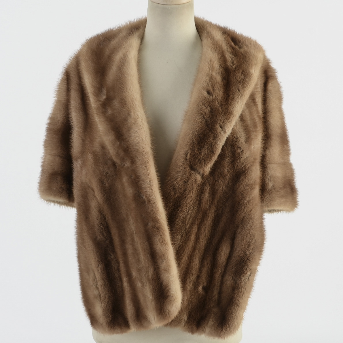 1950s Vintage Shillito's Pastel Mink Fur Stole