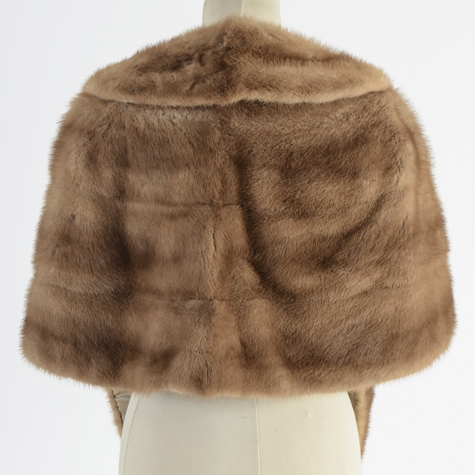 1950s Vintage Shillito's Pastel Mink Fur Stole
