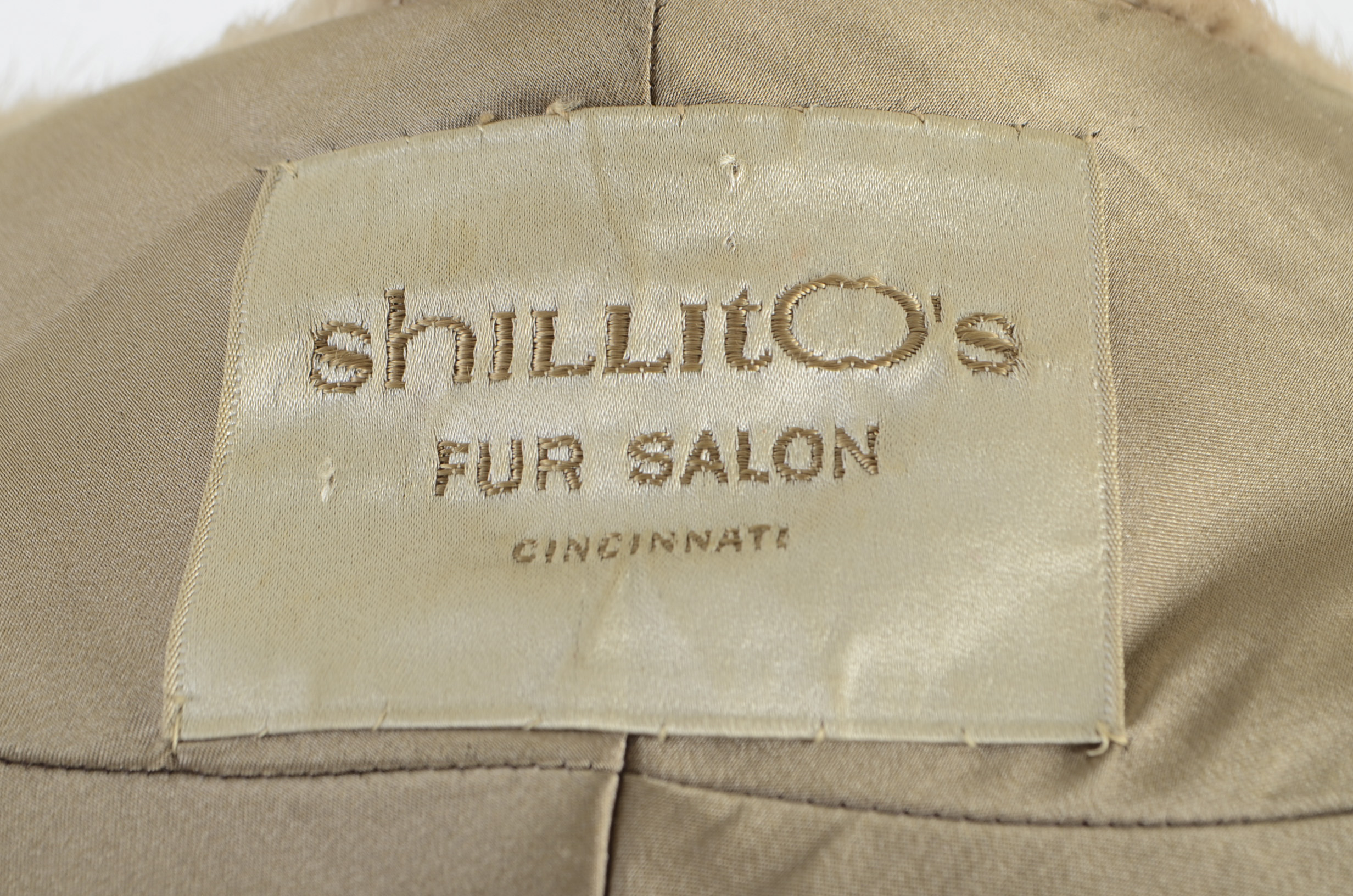 1950s Vintage Shillito's Pastel Mink Fur Stole