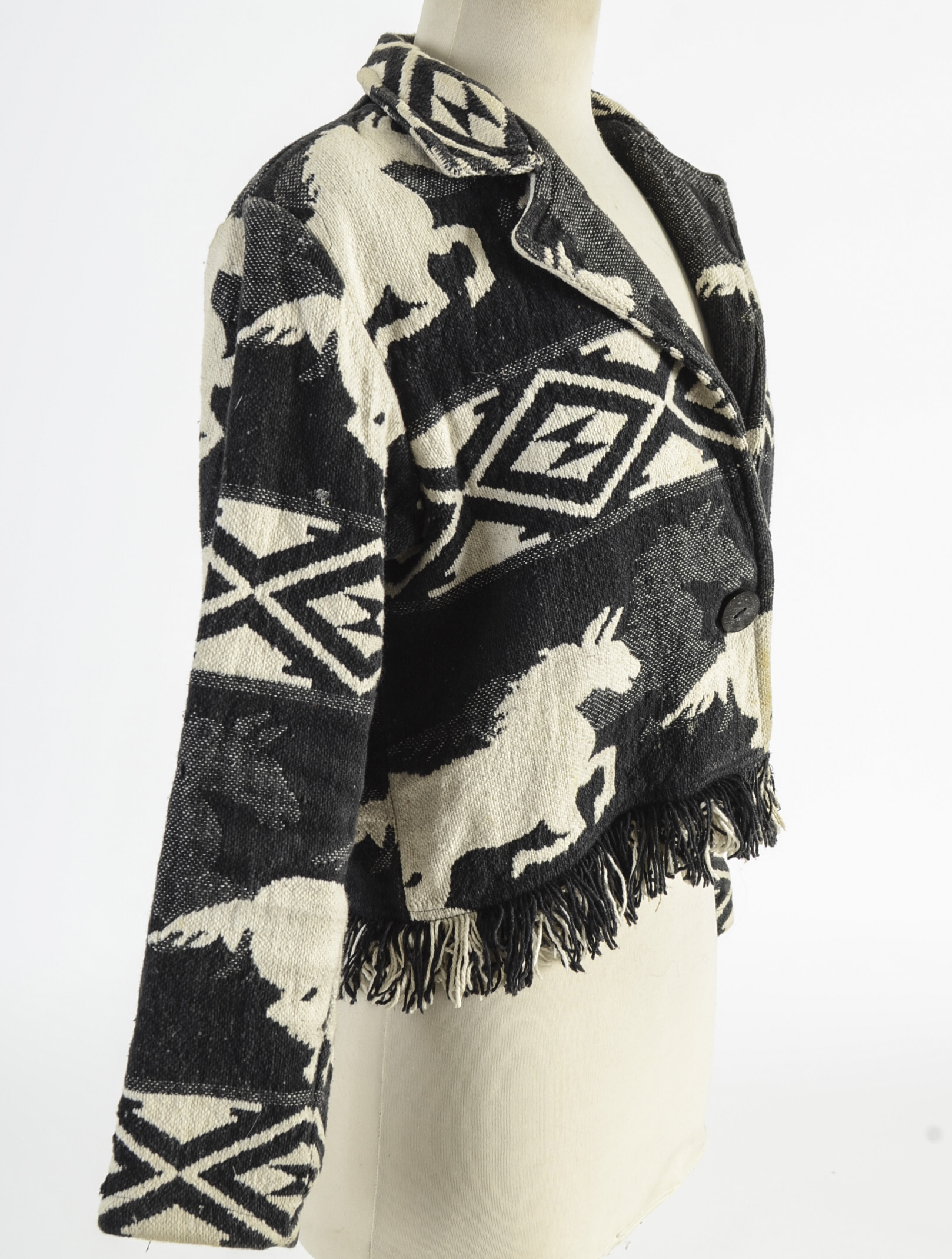 New Identity Woven Cotton Tapestry Jacket