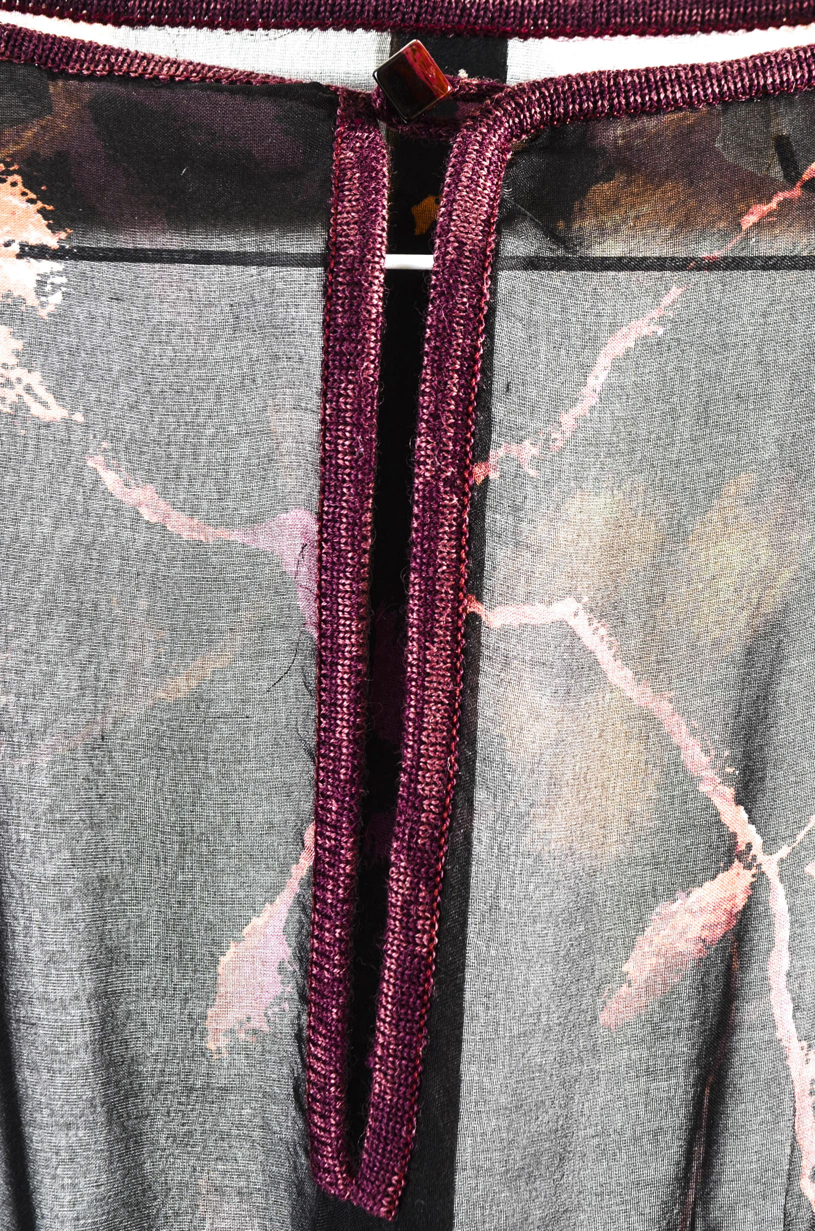 1970s Vintage Goldworm Silk and Merino Wool Maxi Dress