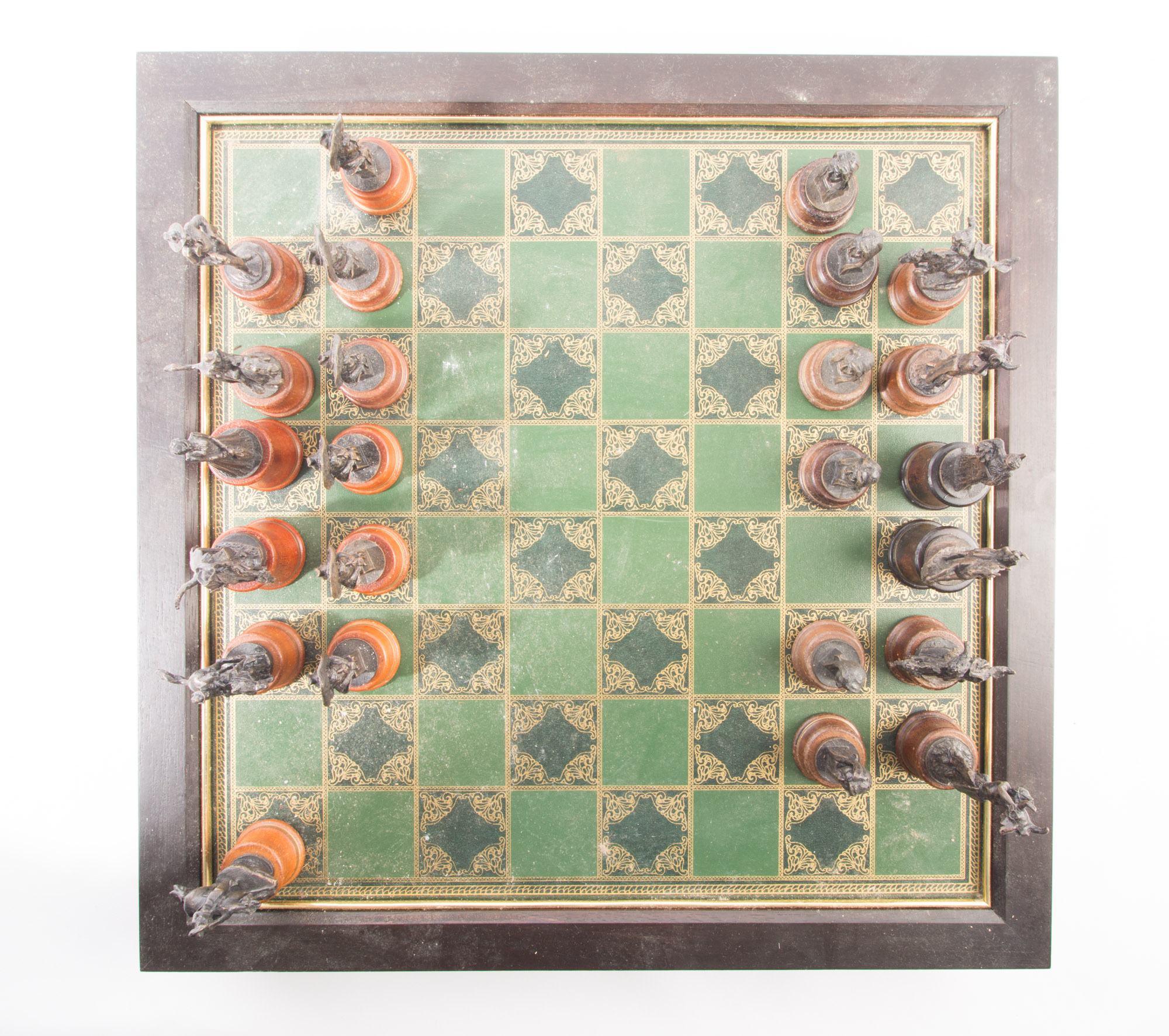 Frederic Remington Bronze Chess Set