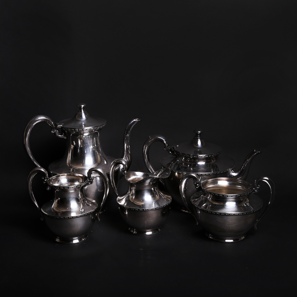 Middletown/Superior Silver Plated Tea and Coffee Service
