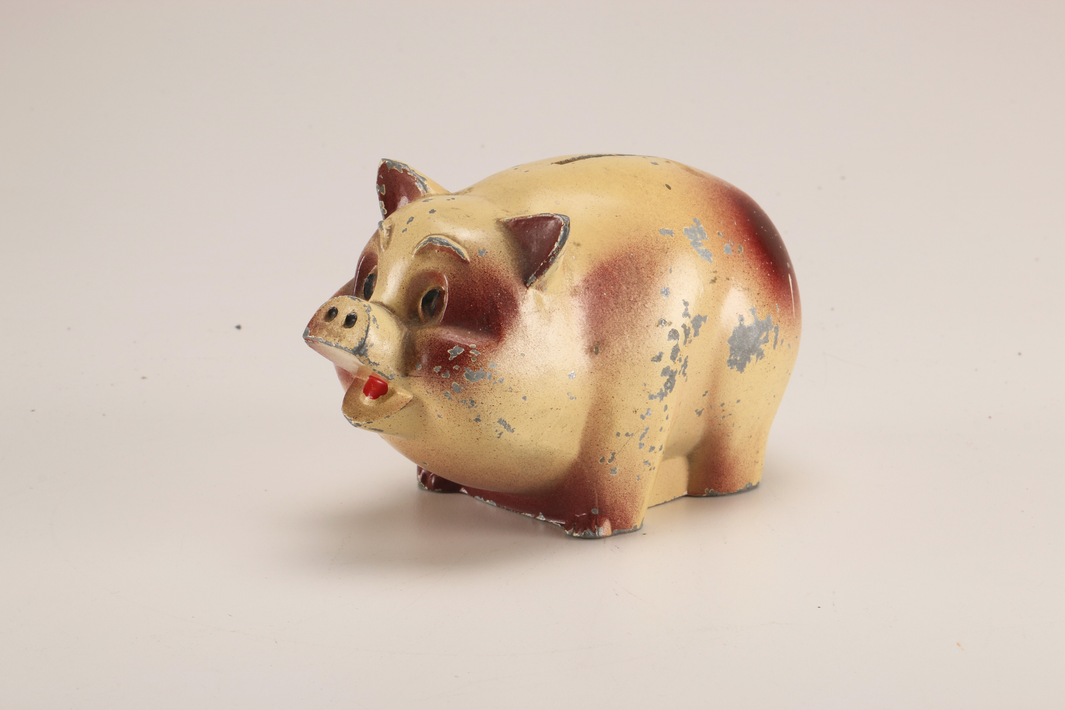 Vintage Pig Collection Featuring Steiff Stuffed Pig