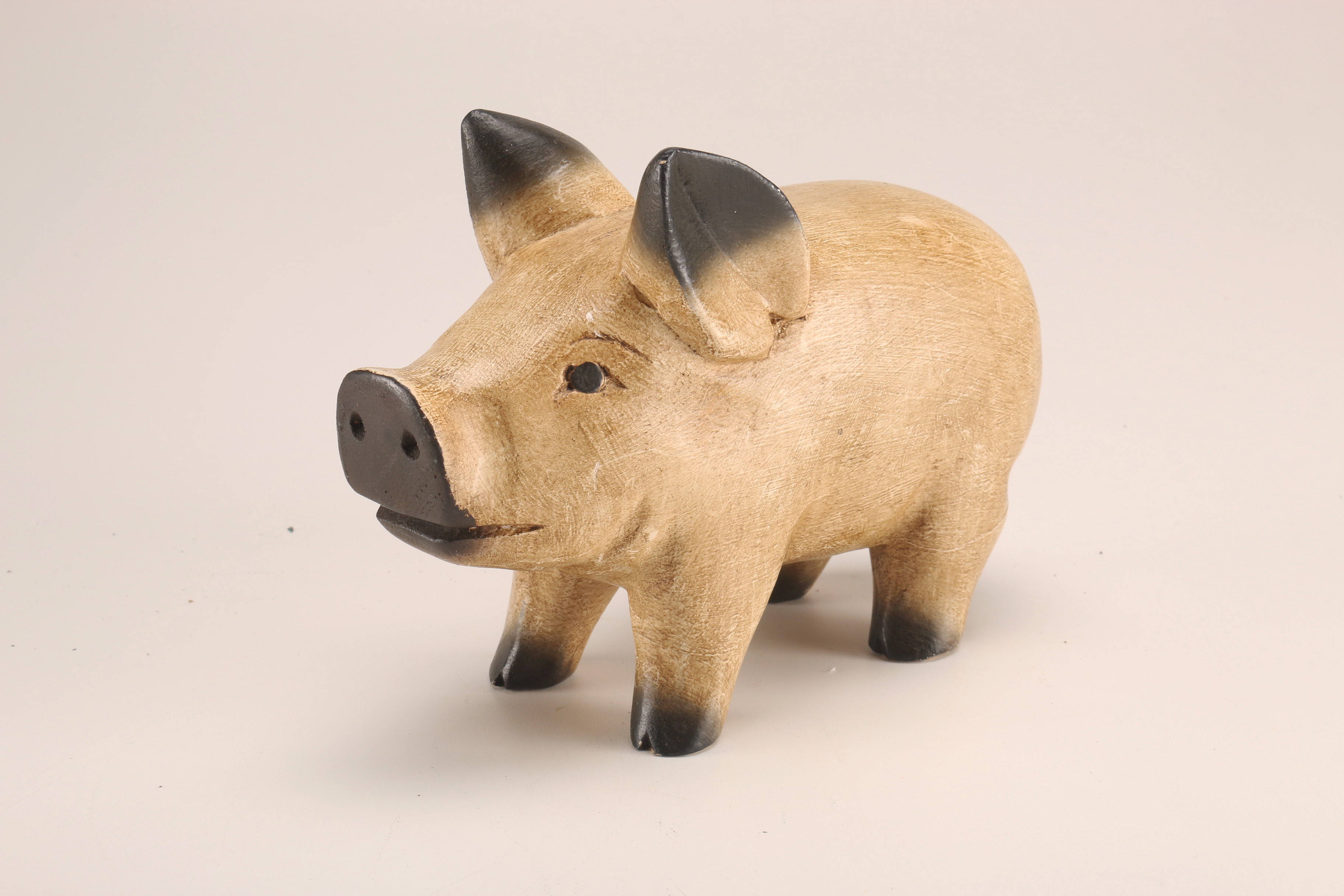 Vintage Pig Collection Featuring Steiff Stuffed Pig