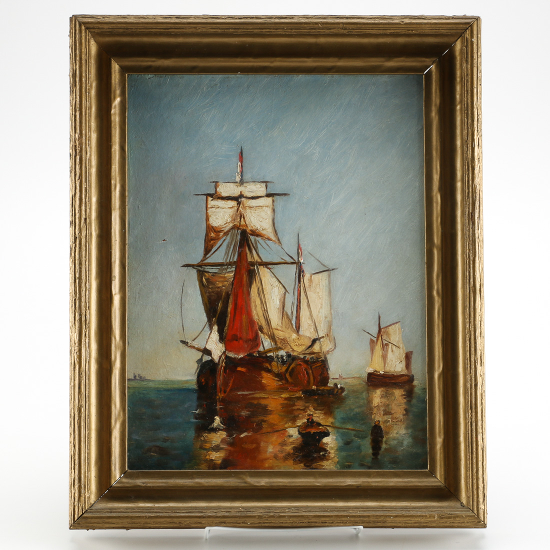 Ships of Gloucester Oil Painting