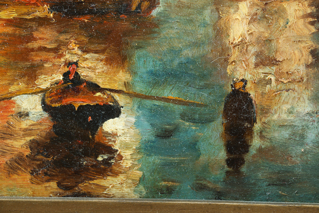 Ships of Gloucester Oil Painting