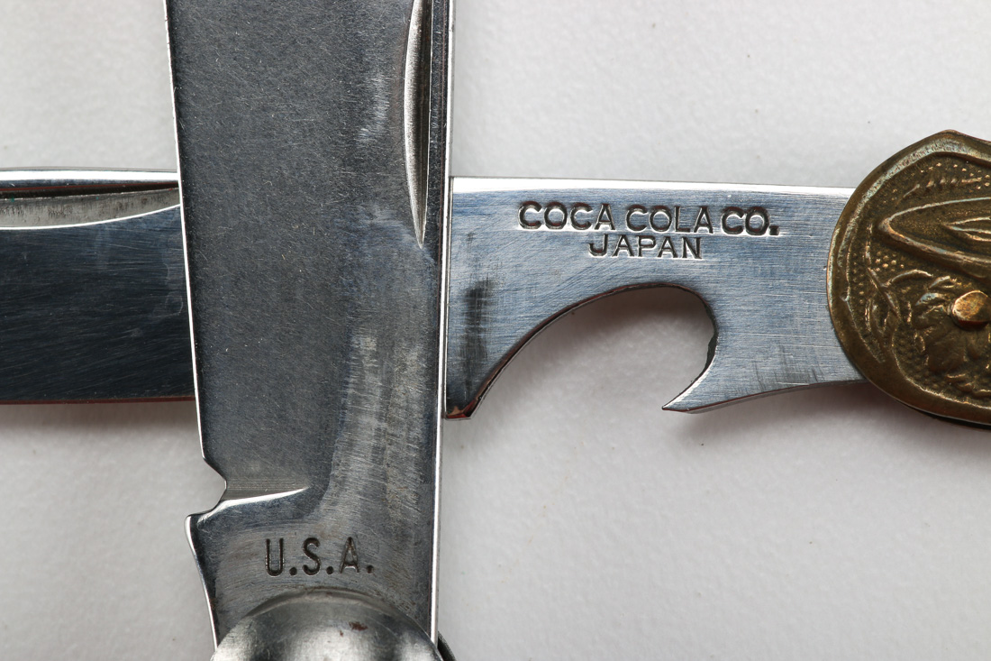 Two Vintage Coca Cola Pocket Knives