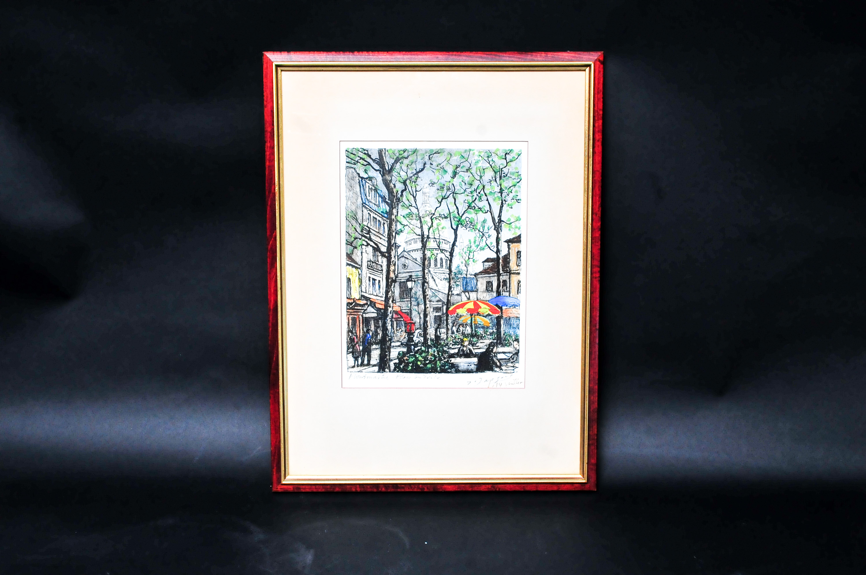 Maurice Jacque Hand-Colored Etching