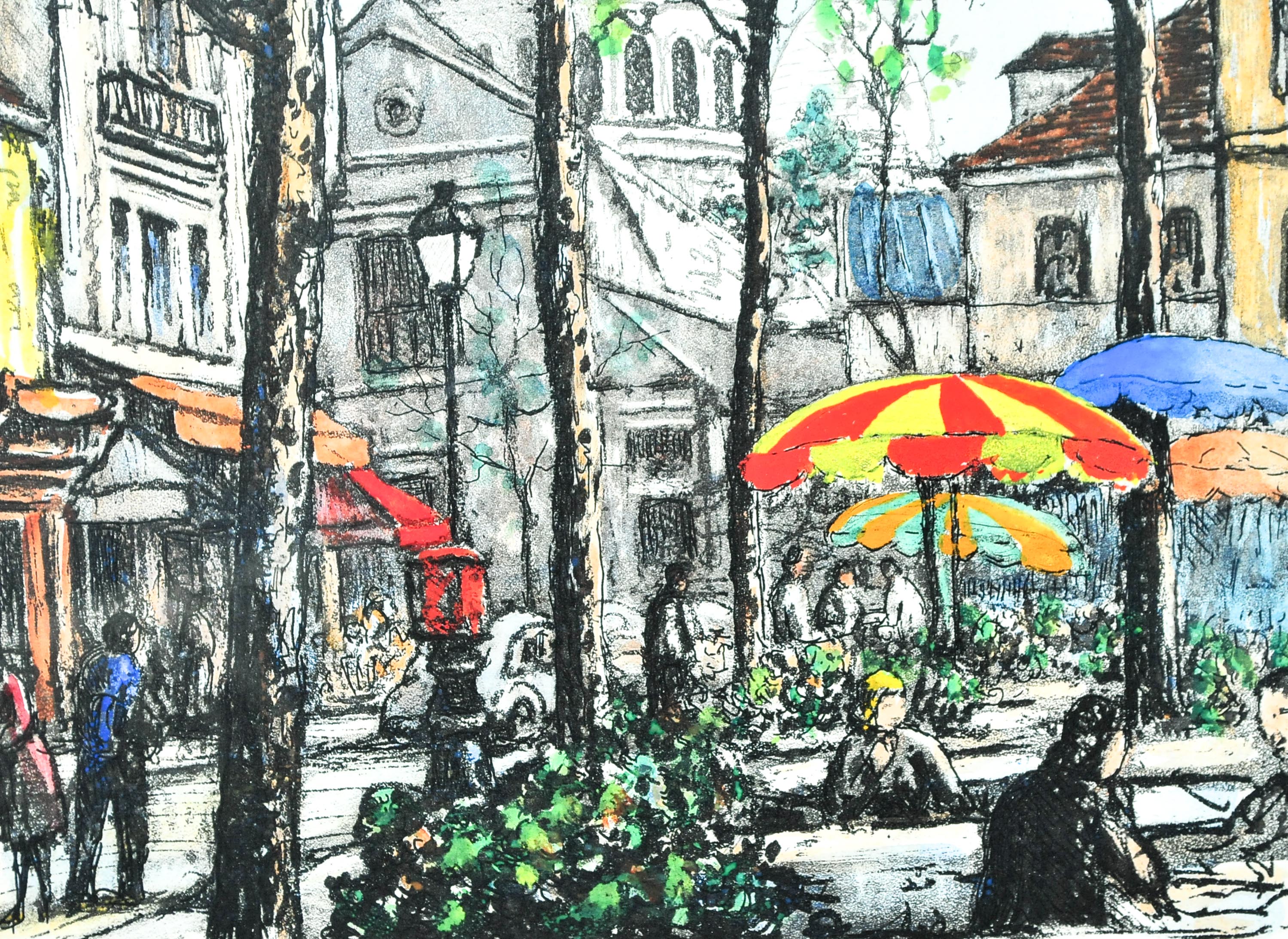 Maurice Jacque Hand-Colored Etching