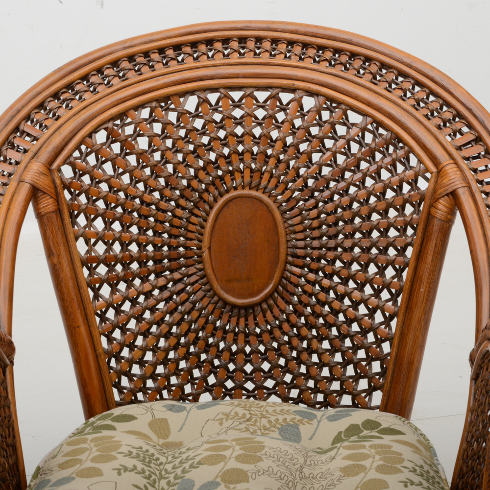 Two Pier One "Azteca" Armchairs