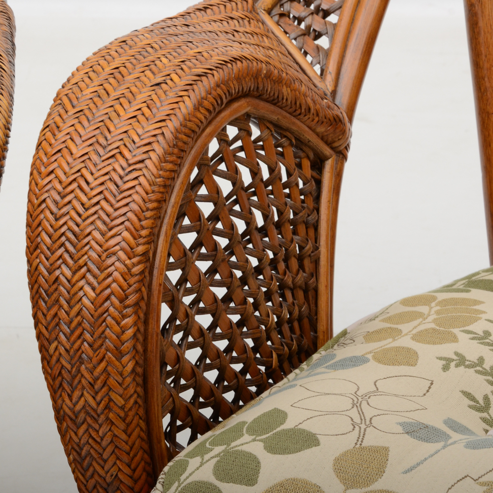 Two Pier One "Azteca" Armchairs