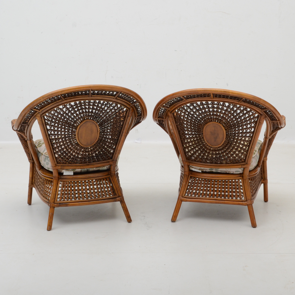 Two Pier One "Azteca" Armchairs
