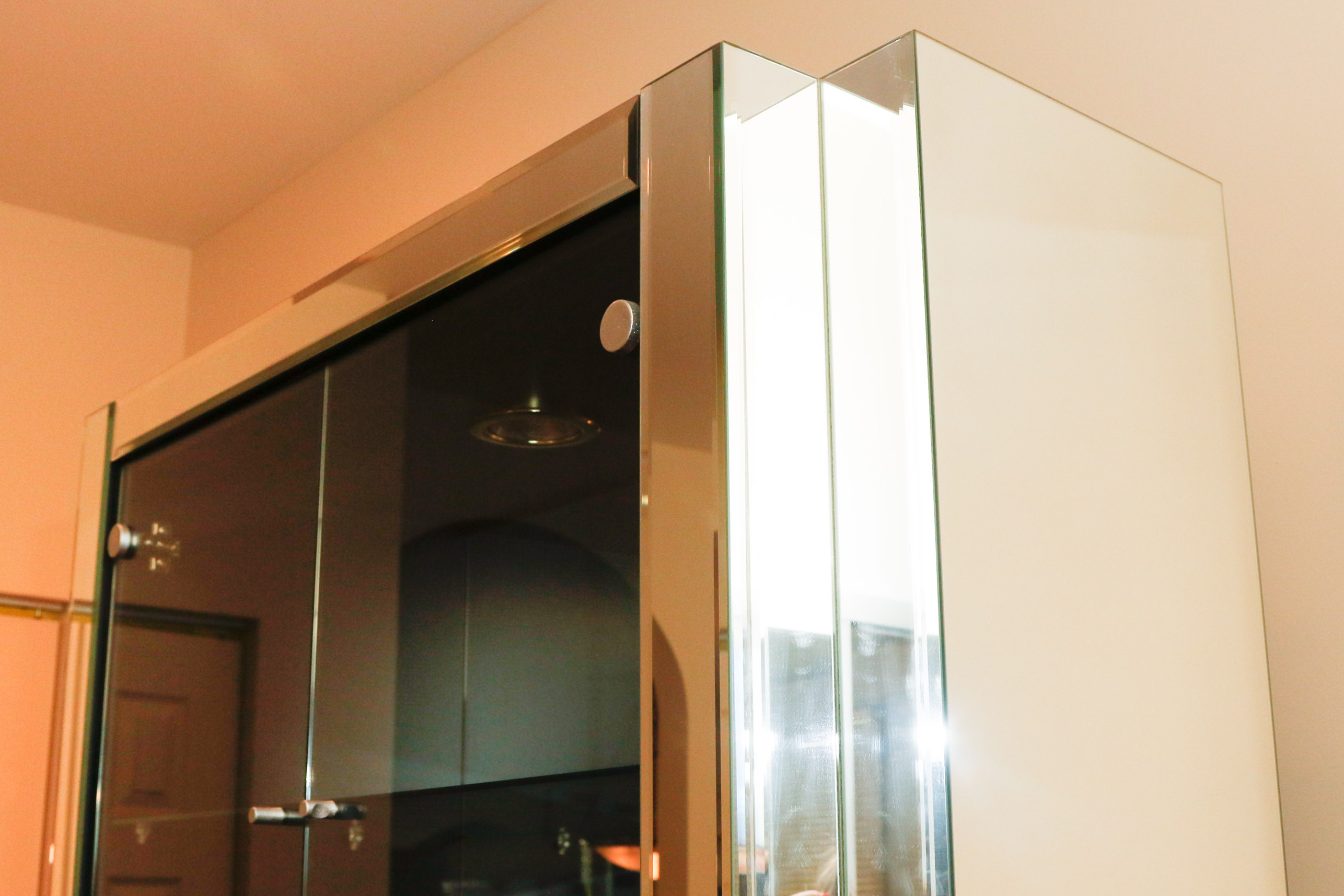 Mirrored Bar Cabinet