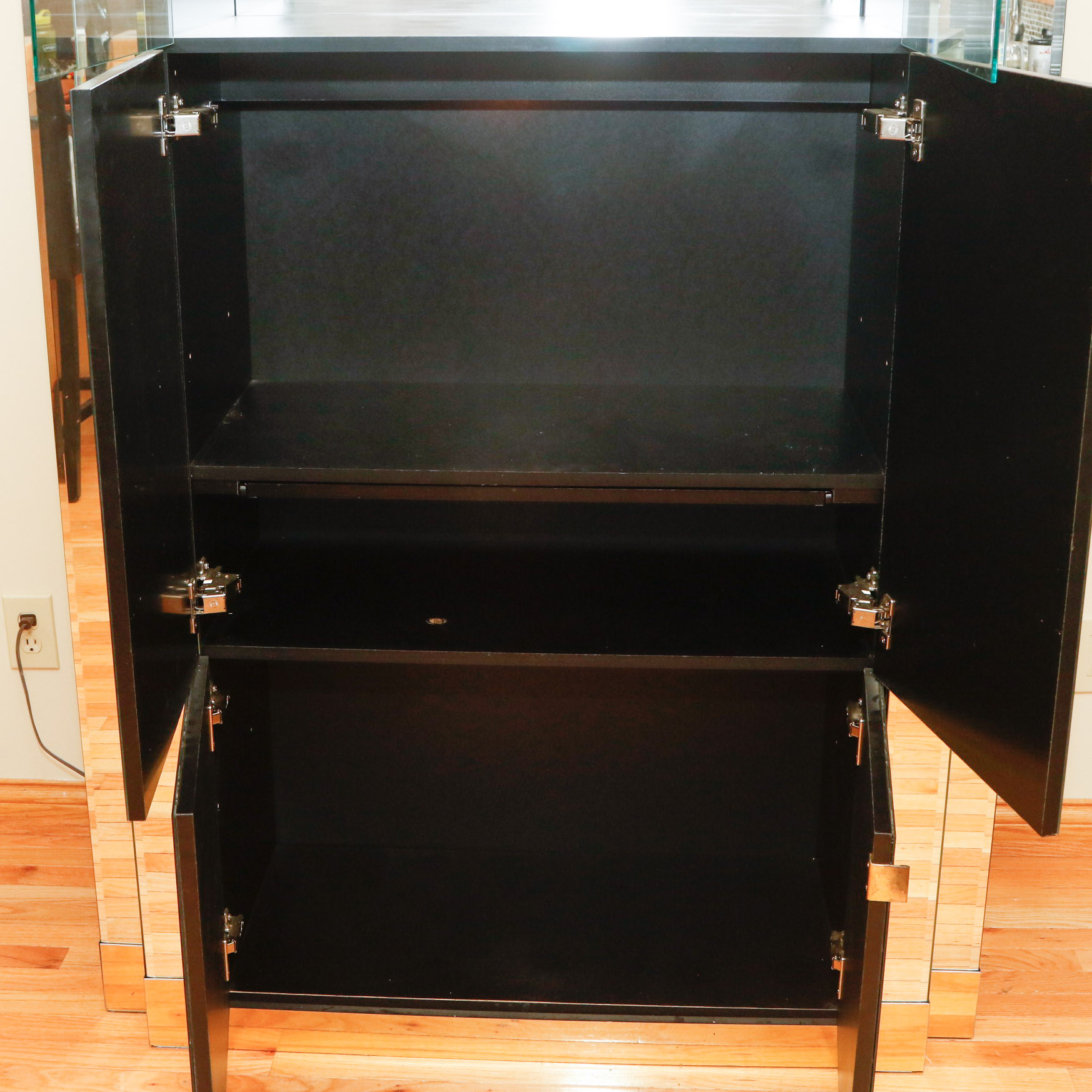 Mirrored Bar Cabinet