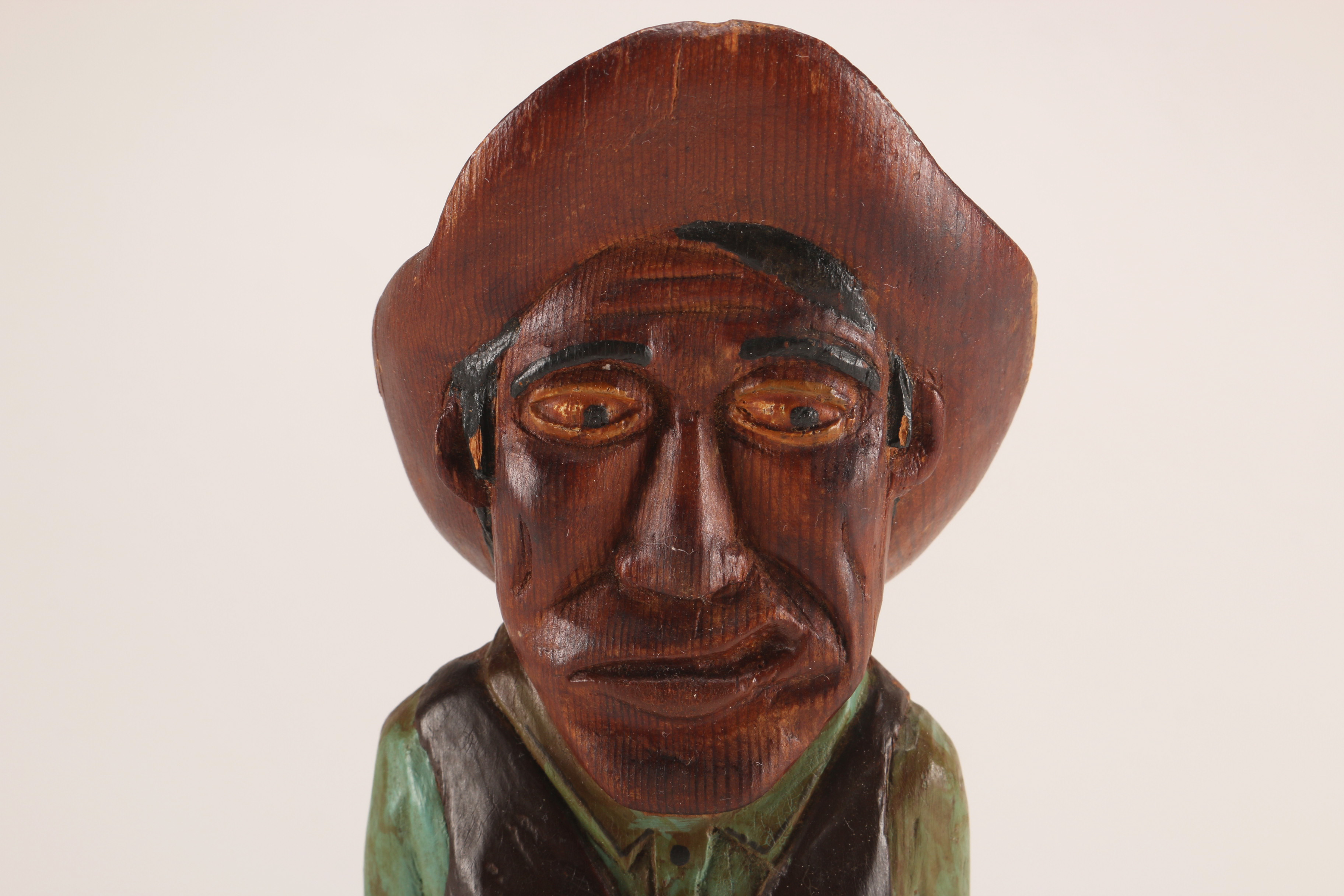 Handcrafted Cowboys and Dog Figurines