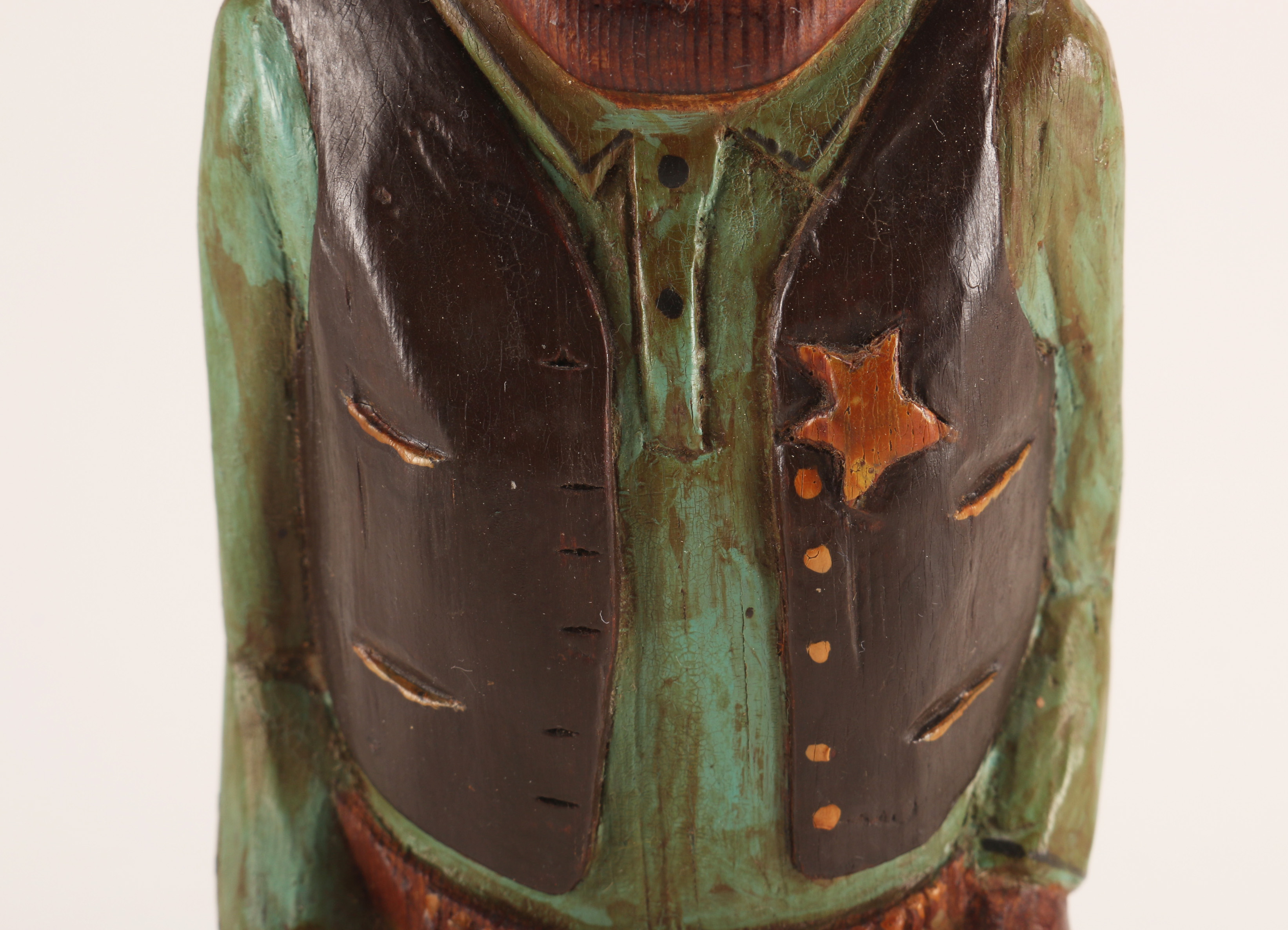 Handcrafted Cowboys and Dog Figurines