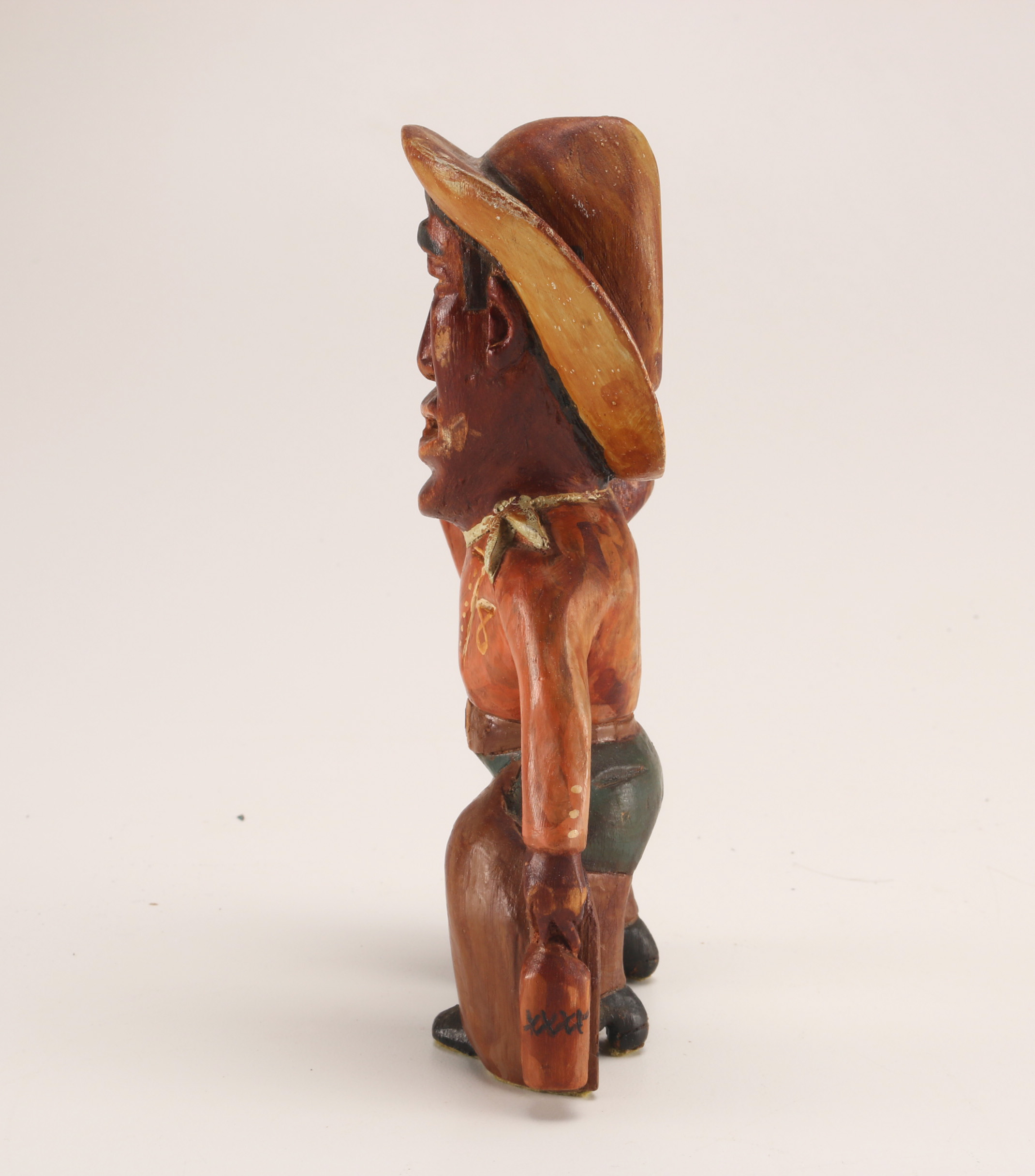 Handcrafted Cowboys and Dog Figurines