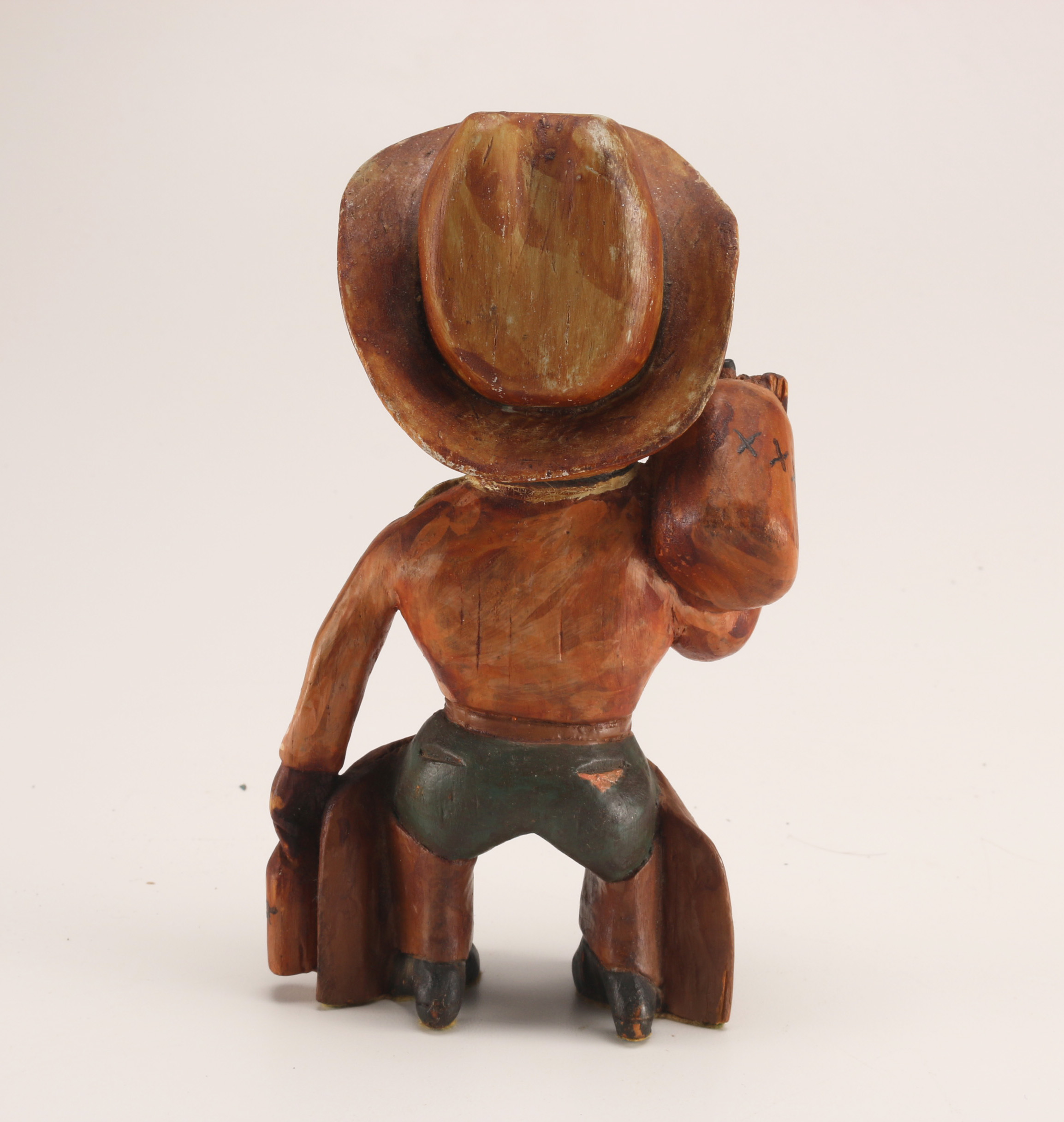 Handcrafted Cowboys and Dog Figurines