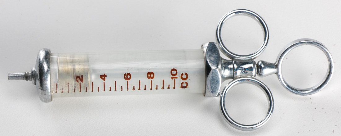 Black Leather Doctor Bag with Supplies