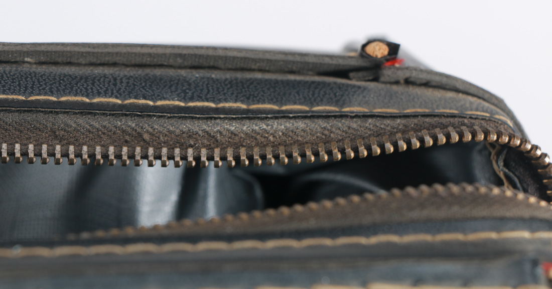 Black Leather Doctor Bag with Supplies