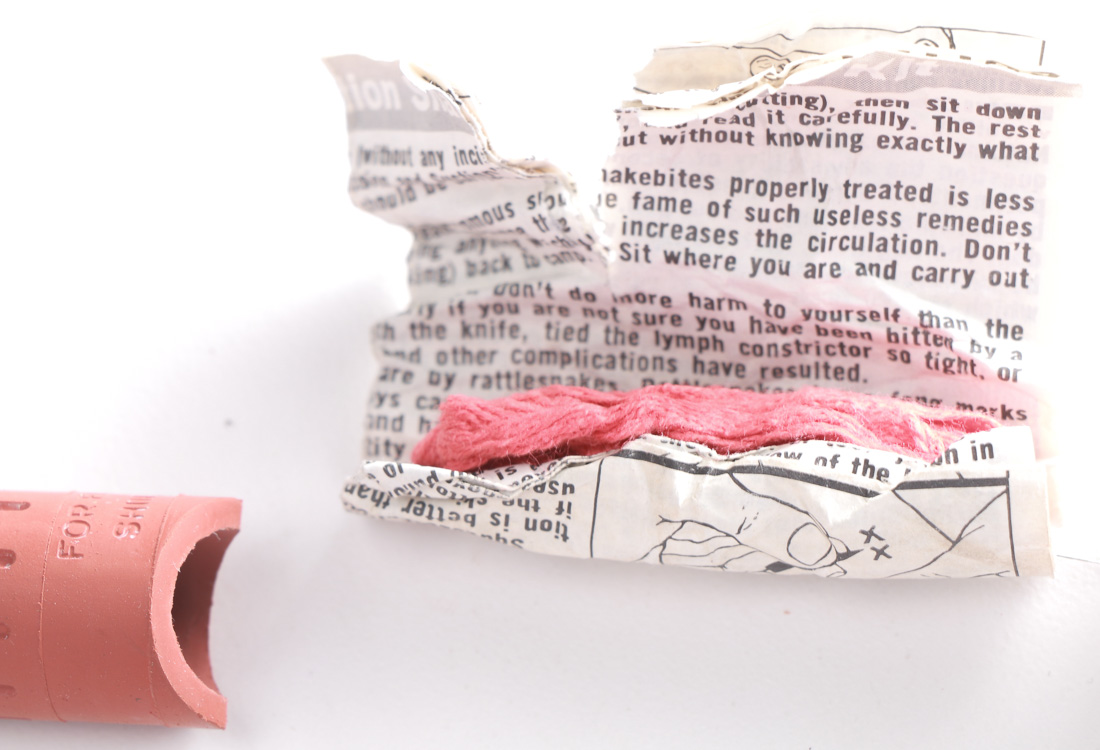 Black Leather Doctor Bag with Supplies