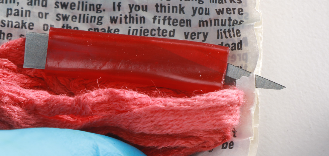 Black Leather Doctor Bag with Supplies