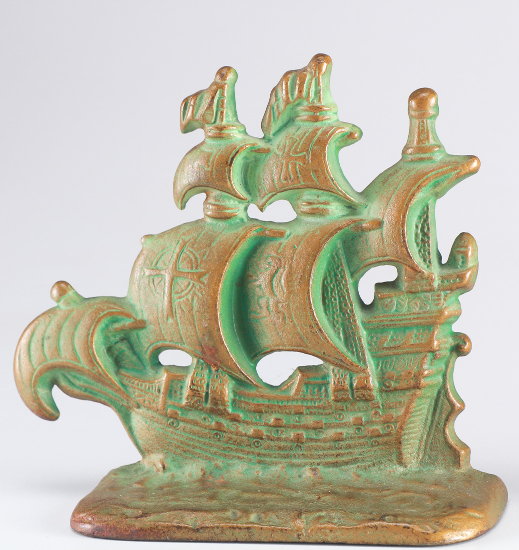 Two Sets of Metal Bookends