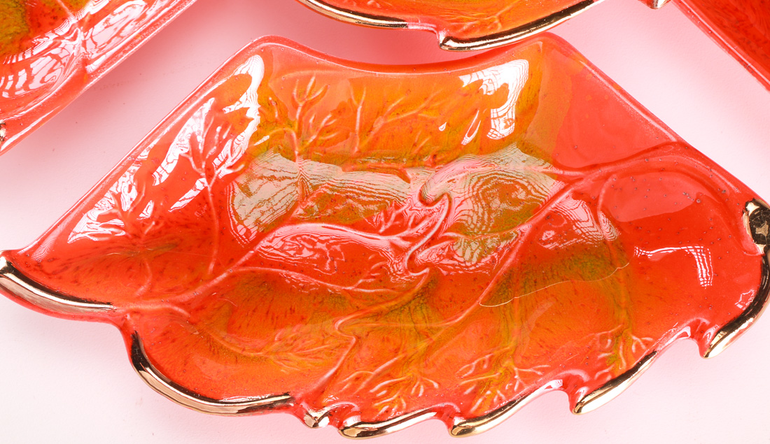 Red and Orange Dishware