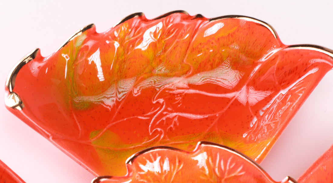 Red and Orange Dishware