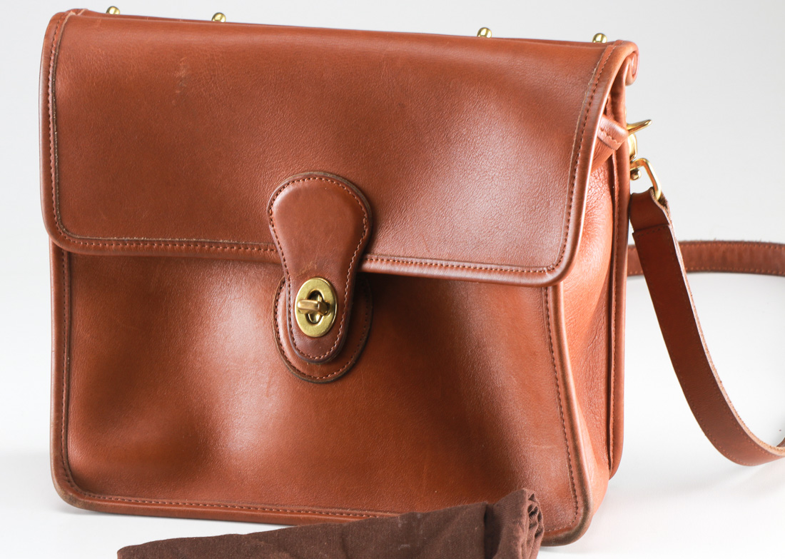Tan Leather Coach Willis Shoulder Bag