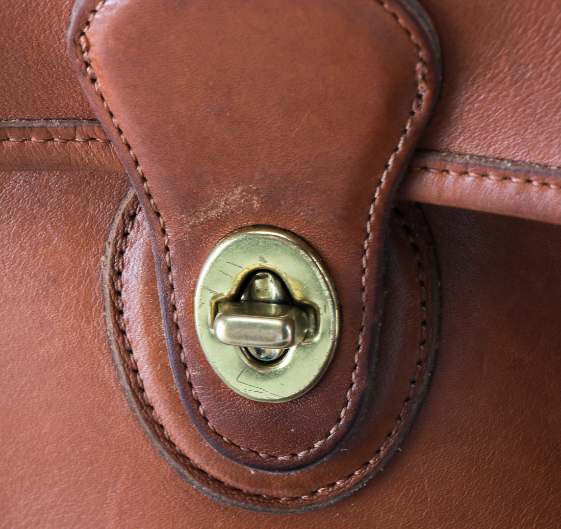 Tan Leather Coach Willis Shoulder Bag