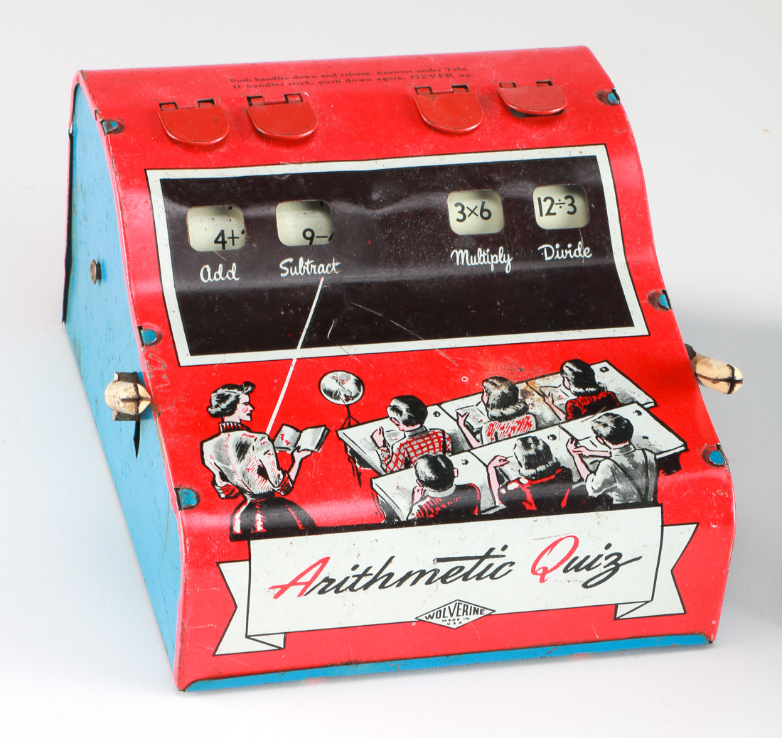 Vintage Metal Arithmetic Quiz & Bank