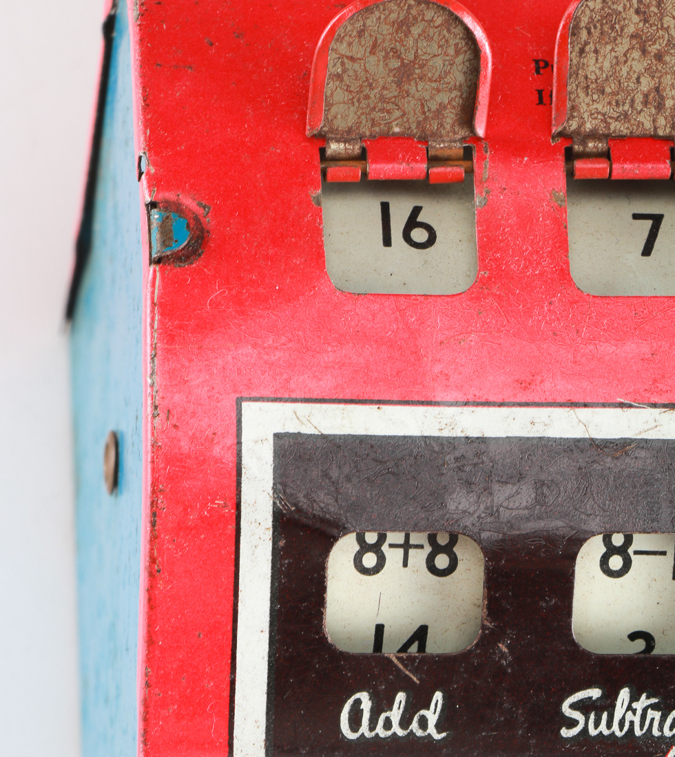 Vintage Metal Arithmetic Quiz & Bank