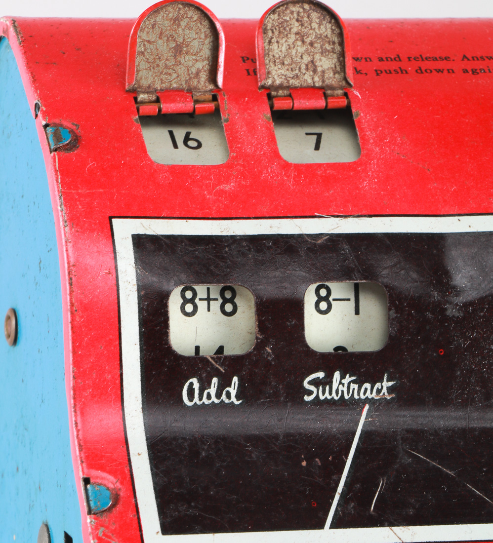 Vintage Metal Arithmetic Quiz & Bank