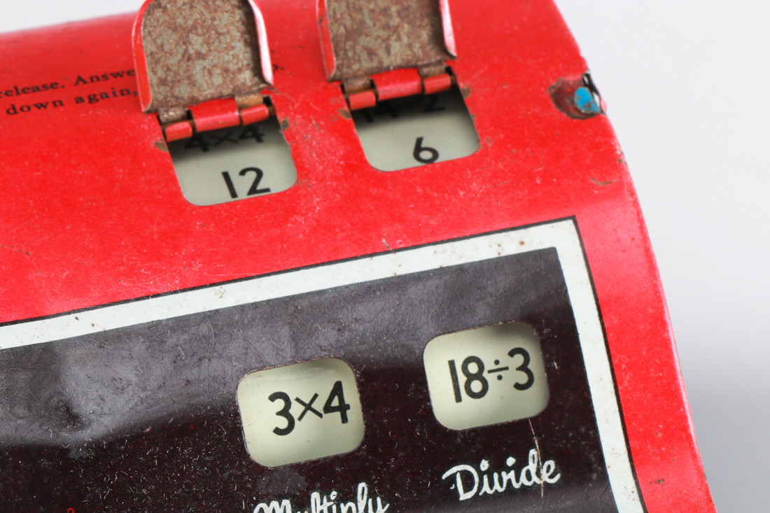 Vintage Metal Arithmetic Quiz & Bank