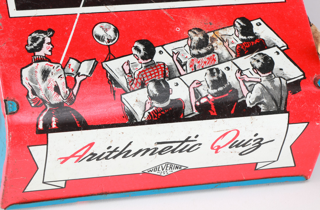 Vintage Metal Arithmetic Quiz & Bank