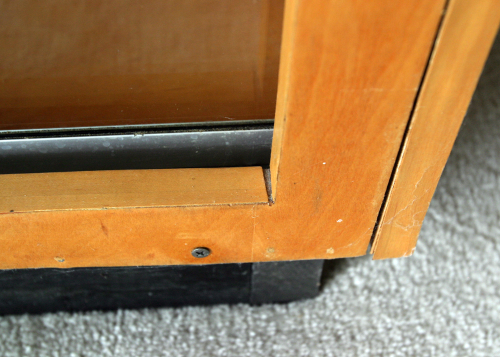 Handmade Glass Front Cabinet