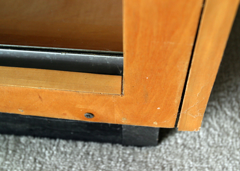 Handmade Glass Front Cabinet