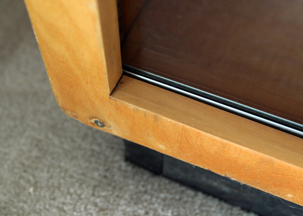 Handmade Glass Front Cabinet