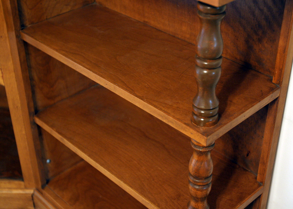 Vintage Ivan Emerick Solid Wood Corner Cabinet