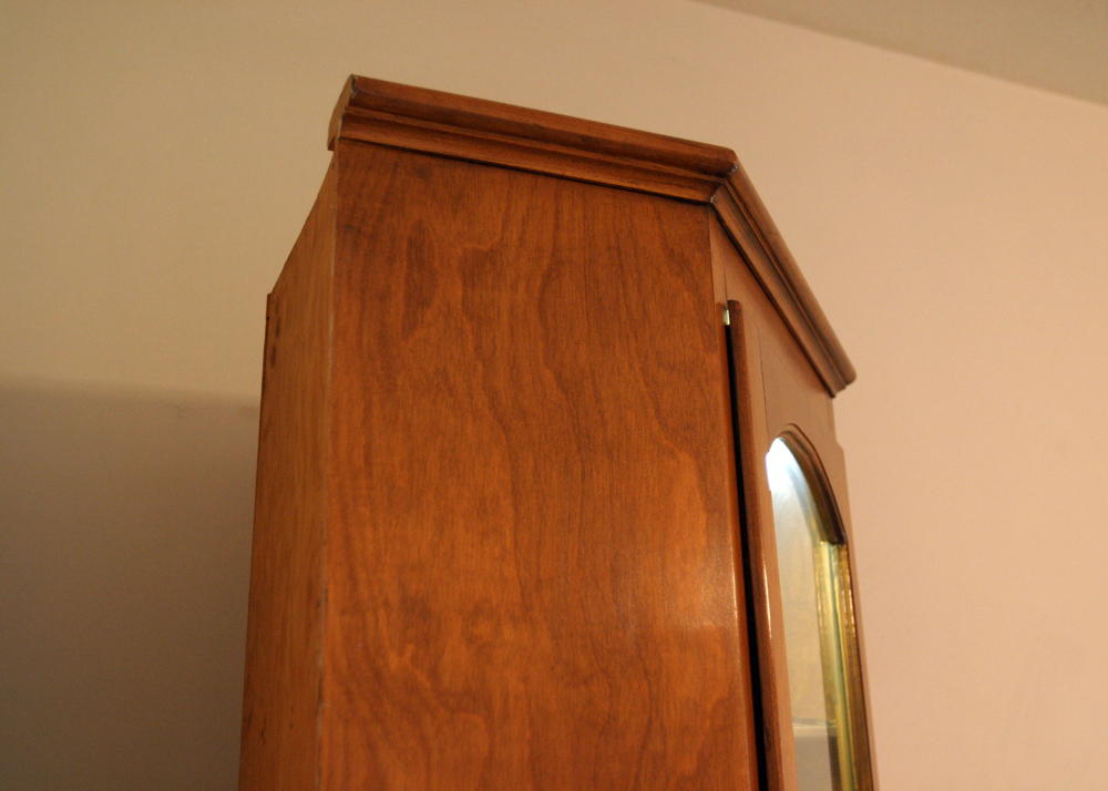 Vintage Ivan Emerick Solid Wood Corner Cabinet