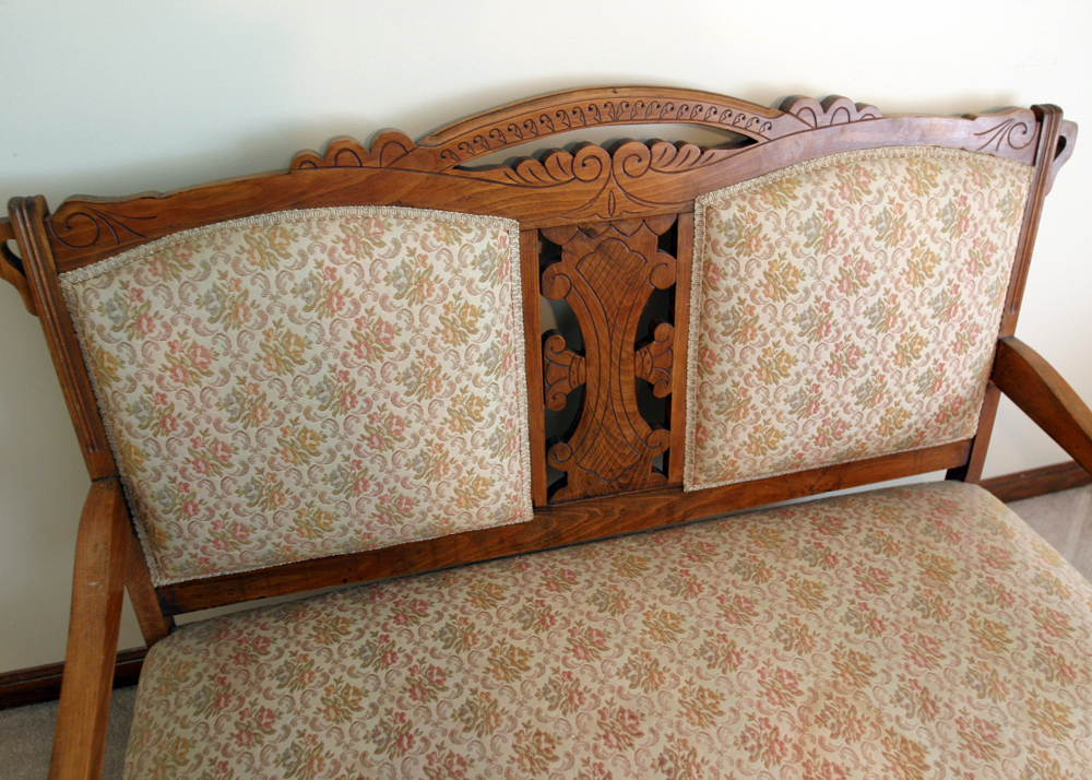 Eastlake Victorian Parlor Settee