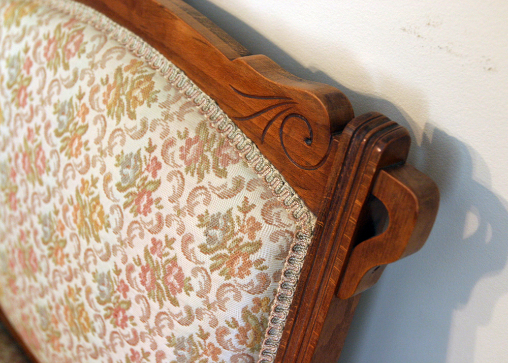 Eastlake Victorian Parlor Settee